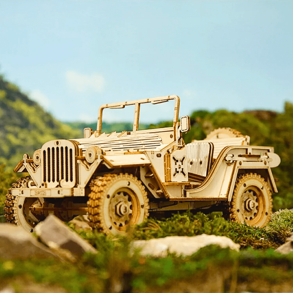 3D Puzzle Army Jeep 3D Puzzle Army Jeep Scale Model 3D Puzzle