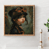 Vintage Girl - Diamond Painting Kit