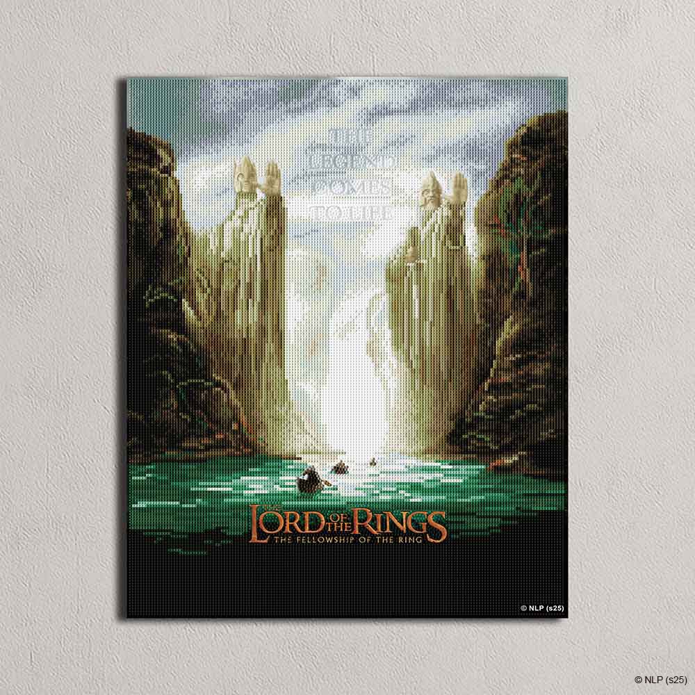 Les portes d'Argonath - Kit de peinture diamant