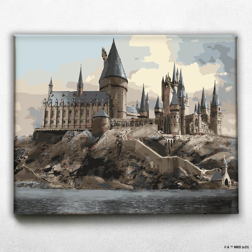 Animal Jigsaw Puzzle > Wooden Jigsaw Puzzle > Jigsaw Puzzle 40x50cm Hogwarts Castle - Paint By Numbers Kits