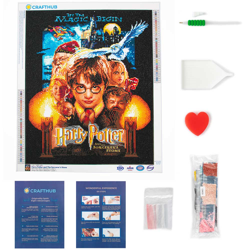 DIAMANTINY Harry Potter – Wizarding Art Big – Kit für Mosaik, Aktivitäten Crystal Art, Diamond DIAMANTINY Harry Potter – Wizarding Art Big – Kit für Mosaik, Aktivitäten Crystal Art, Diamond