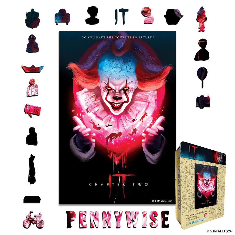 Pennywise - Puzzle en bois