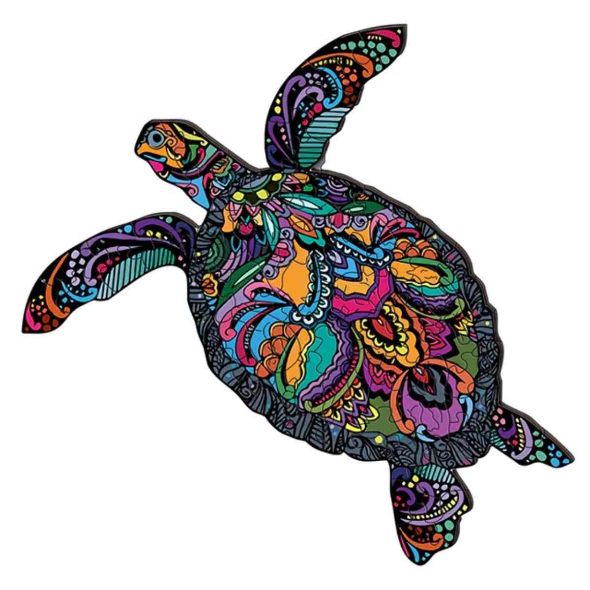 Tortue florale - Puzzle