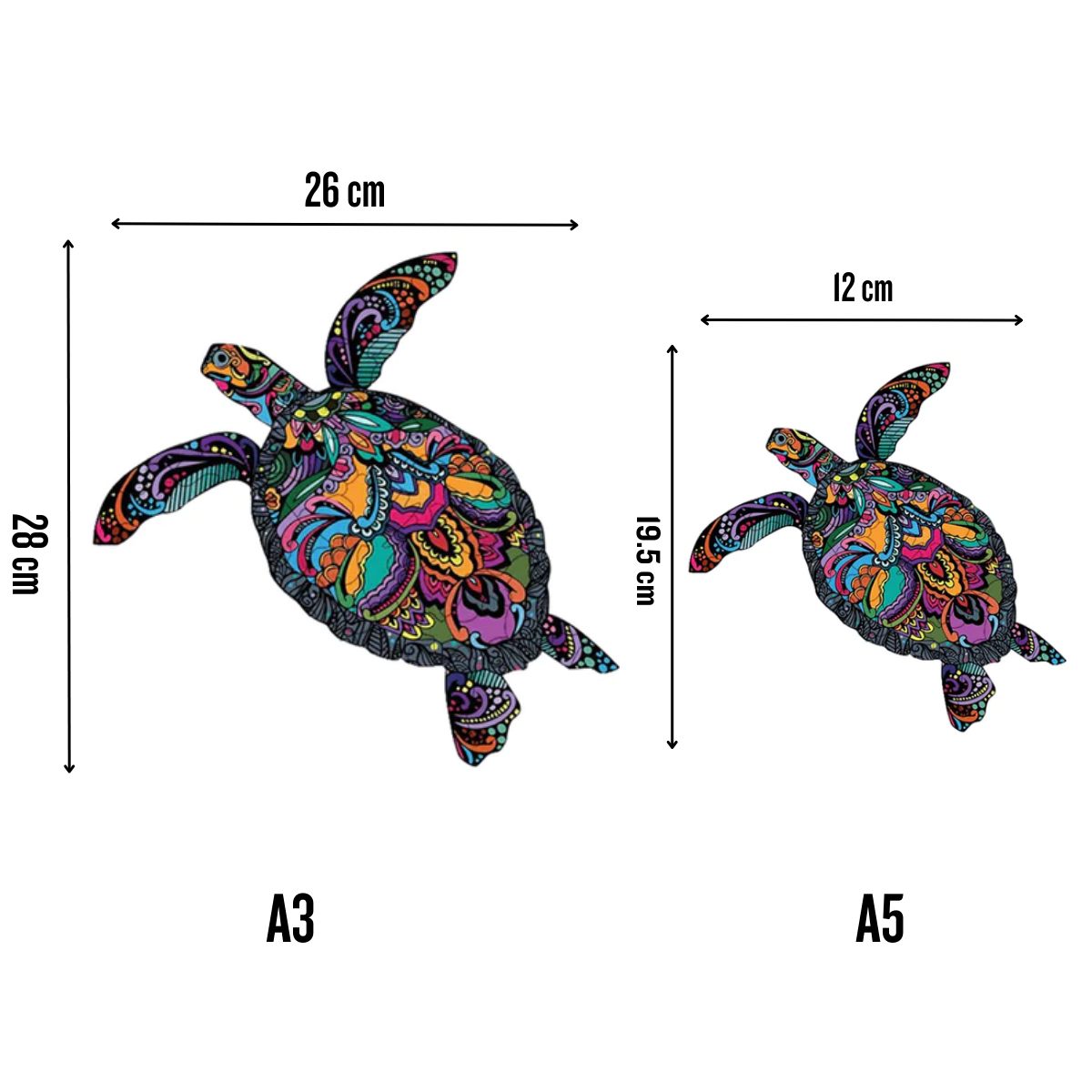 Tortue florale - Puzzle