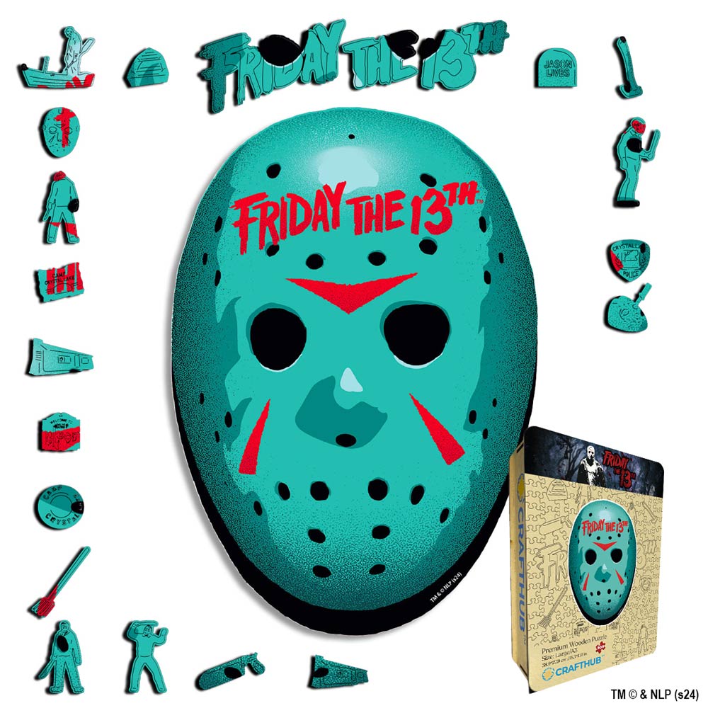 Le masque de Jason - Puzzle en bois