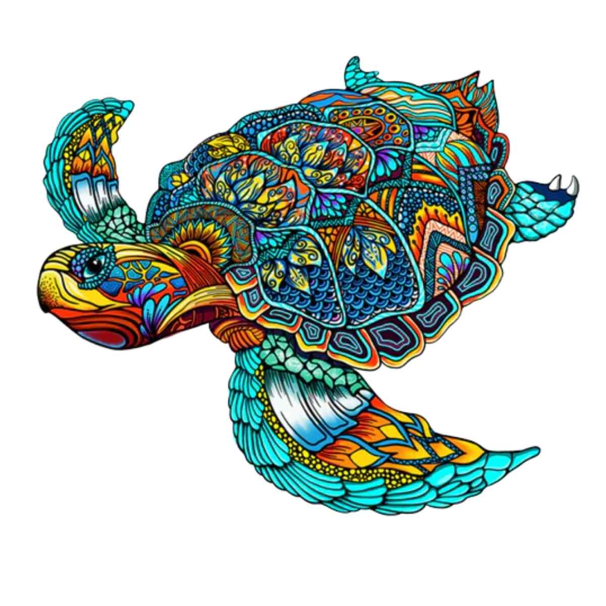 Tortue bleue - Puzzle