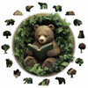 Animal Jigsaw Puzzle > Wooden Jigsaw Puzzle > Jigsaw Puzzle A5 Story Bear - Jigsaw Puzzle