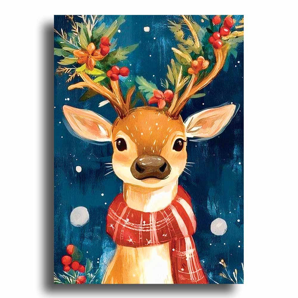 Cerf d’Hiver - Puzzle en bois