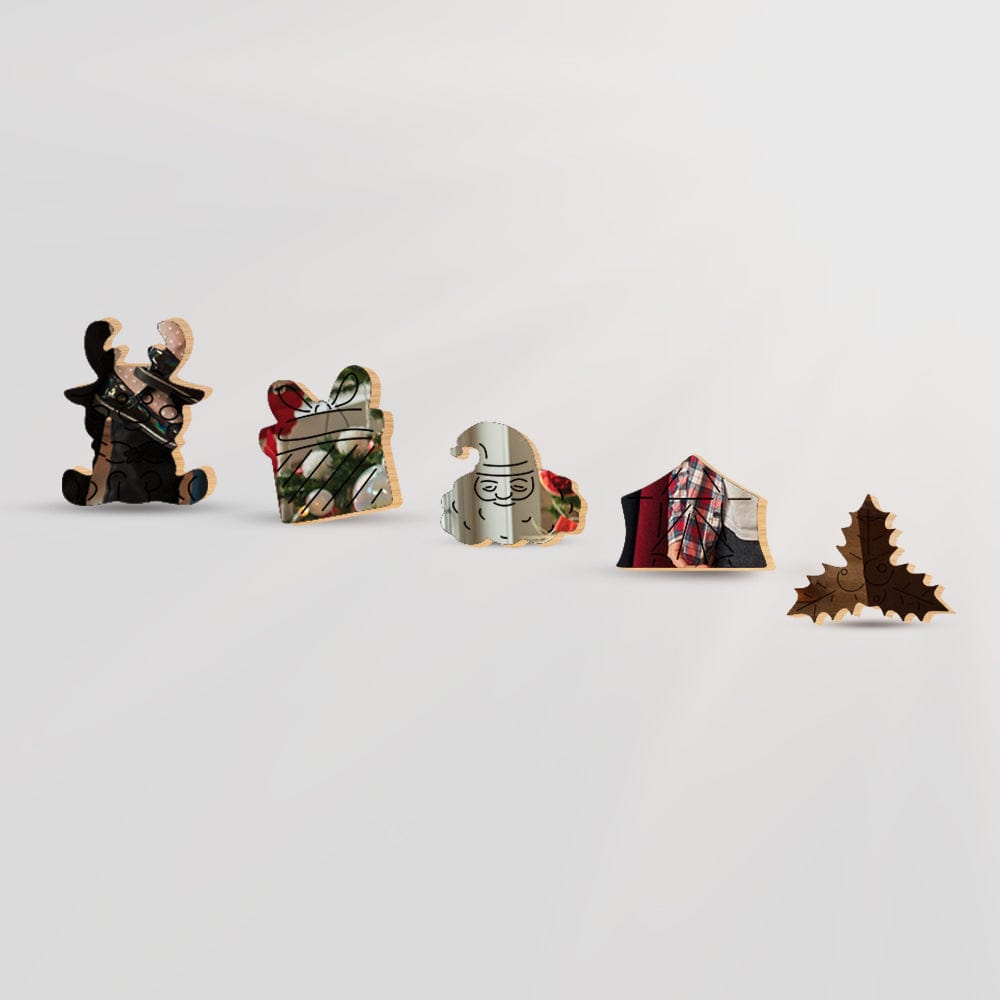 Animal Jigsaw Puzzle > Wooden Jigsaw Puzzle > Jigsaw Puzzle A3 LARGE SIZE | 11.7 x 16.5" | 200 Pieces Personalised Wooden Jigsaw Puzzle – Merry Christmas