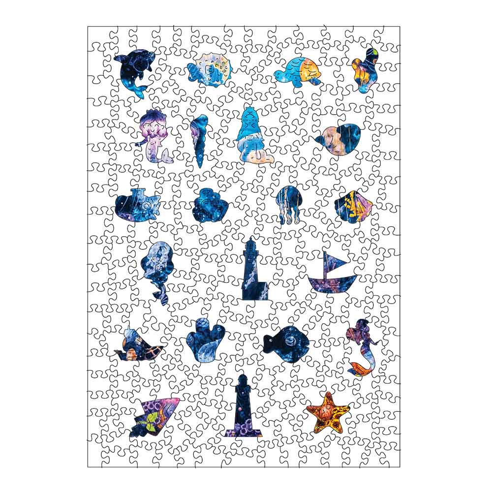 Lueur Océane - Puzzle en bois