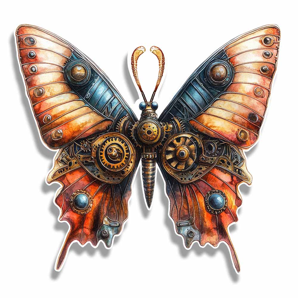 Animal Jigsaw Puzzle > Wooden Jigsaw Puzzle > Jigsaw Puzzle Mechanical Butterfly - Jigsaw Puzzle