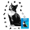 Animal Jigsaw Puzzle > Wooden Jigsaw Puzzle > Jigsaw Puzzle Tuxedo Cat - Jigsaw Puzzle