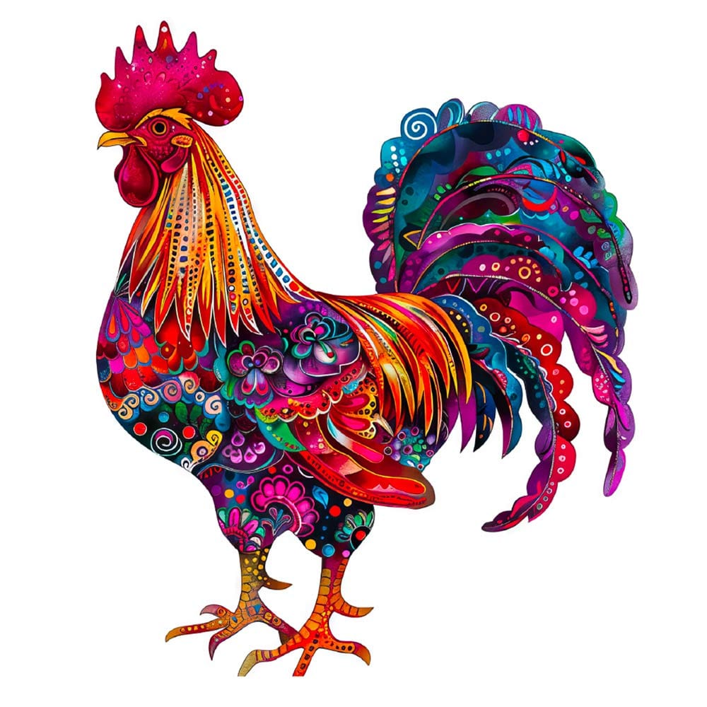 A5 Rooster - Jigsaw Puzzle