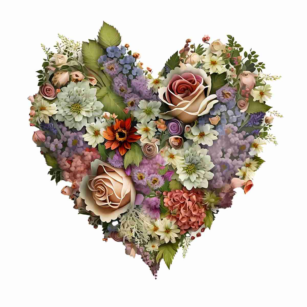 Animal Jigsaw Puzzle > Wooden Jigsaw Puzzle > Jigsaw Puzzle A5 Blooming Heart - Jigsaw Puzzle